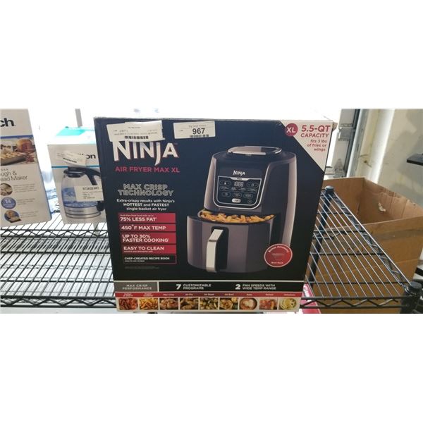 NINJA MAX XL 5.2L AIR FRYER - TESTED WORKING