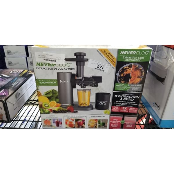 NINJA NEVERCLOG COLD PRESS JUICER - TESTED WORKING, RETAIL $179