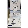 Image 1 : VIVO PNEUMATIC ARM DESK STAND AND APPROX 200 FT OF CAT 6 CABLE