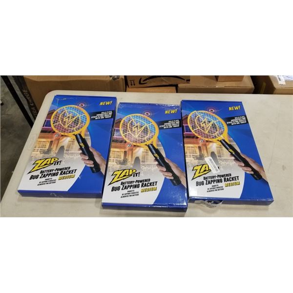 3 ELECTRIC BUG ZPPERS