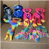 Image 1 : NEW MONKEY TAG PLUSH, 2 POPPY PLAYTIME KISSY MISSY PLUSH, NEW ROBLOX PLUSH AND 40PC SILICONE POPPER 