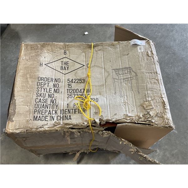 ROLLTOP DESK, FROM THE BAY, IN ORIGINAL BOX, NEVER ASSEMBLED