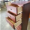 Image 3 : 6 DRAWER HIGHBOY CHEST, SOLID WOOD