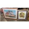 Image 1 : SIGNED PAINTING AND SIGNED WATERCOLOR