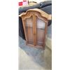 Image 1 : GLASS DOOR COLLECTIBLE DISPLAY CABINET