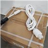 Image 2 : NEW CASE OF HYDROFARM 8FT POWER CABLES, 20 PER CASE MODEL INFO :  8FT WIELAND F 18AWG WT LOCKING 347