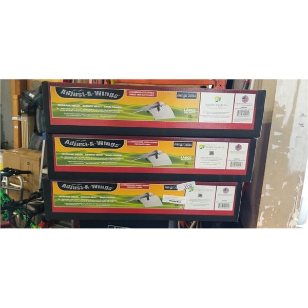 3 NEW ADJUST A WING AVENGER SERIES 1000WATT  GROW LIGHT FIXTURE