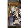 Image 2 : ASSORTED OFFICE SUPPLIES AND VINTAGE SAMSUNG MICROWAVE