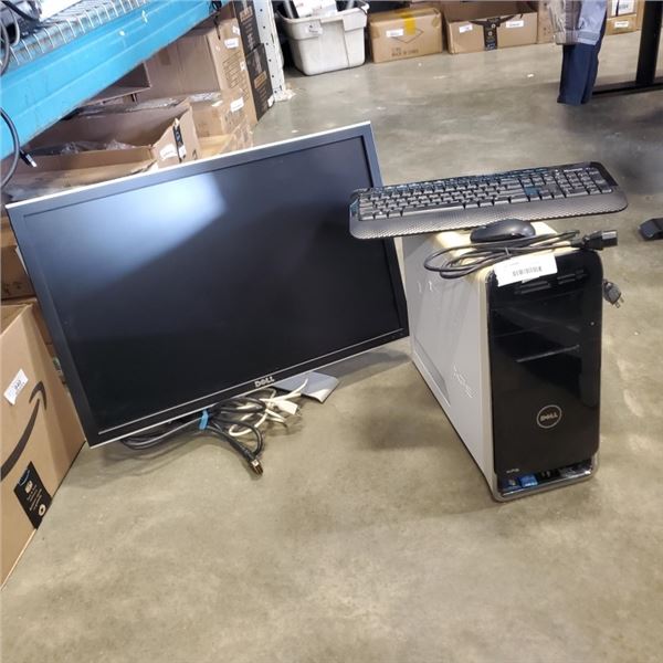 DELL XPS I7 DESKTOP COMPUTER WITH WINDOWS 10 PRO, 30 INCH MONITOR, KEYBOARD AND MOUSE, READY TO USE