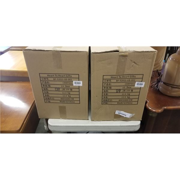 2 BOXES OF NEW BUTTERFLY CRAZE BEAN BAG COVERS 12 PER BOX