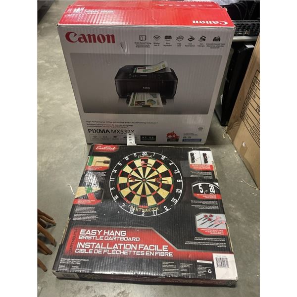 CANON PIXMA PRINTER AND EASTPOINT DARTBOARD