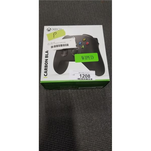 XBOX CARBON BLACK WIRELESS CONTOLLER - TESTED WORKING, RETAIL $74