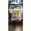 Image 3 : SMALL ORGANIZER, WITH ASSORTMENT OF COLLECTIBLE PENNIES, STAMPS ETC