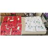 Image 1 : 5 NEW LADIES SIZE 8 WHITE GOLF SHIRTS AND 5 NEW RED ATHLETIC SHIRTS SIZE 8