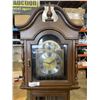 Image 2 : TEMPUS FUGIT WEST GERMAN GRAND FATHER CLOCK WITH WEIGHTS AND PENDULUM