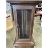 Image 3 : TEMPUS FUGIT WEST GERMAN GRAND FATHER CLOCK WITH WEIGHTS AND PENDULUM