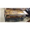 Image 1 : INDUSTRIAL LOOK SHELF UNIT AND 2 WHITE FLOATING SHELVES