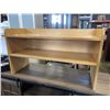Image 1 : 2 TIER WOOD SHELF