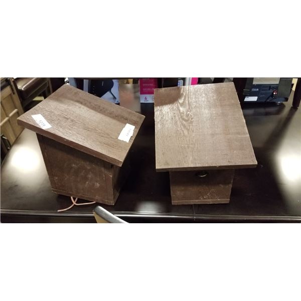 2 OUTDOOR SECURITY CAMERAS IN BIRDHOUSES
