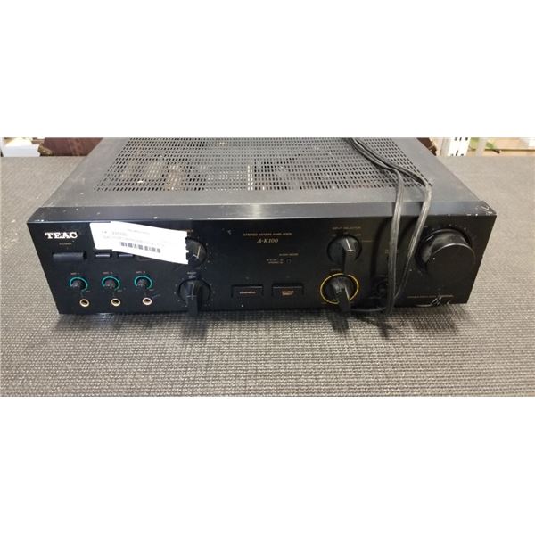 TEAC STEREO MIXING AMPLIFIER A – K 100 WORKING
