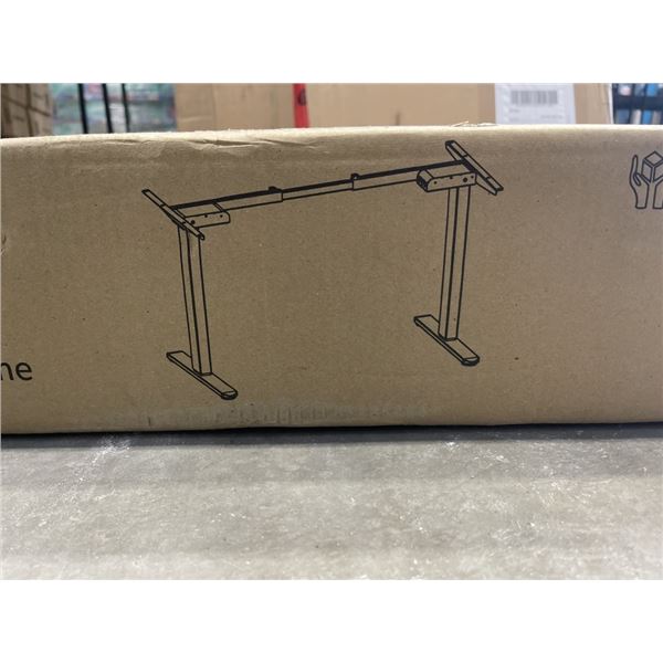 VIVO WHITE ELECTRIC DUAL MOTOR DESK FRAME