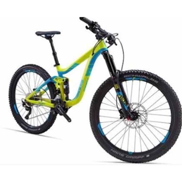 2016 GIANT REIGN 2, 27.5 ALUMINUM FRAME ENDURO FULL SUSPENSION BIKE ROCKSHOX PIKE RC FRONT, SHIMANO 