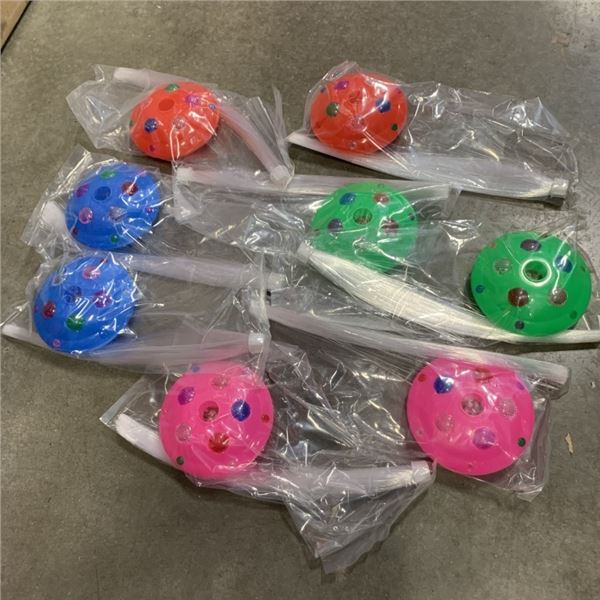8 NEW FIBRE OPTIC DISKS