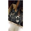 Image 2 : 3 LEATHER 1 REGULAR GUITAR STRAPS WITH 10 XLR AND 1/4" CABLES