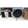 Image 3 : LOGITECH COMPUTER SPEAKERS WITH SUB AND ASSORTED CABLES