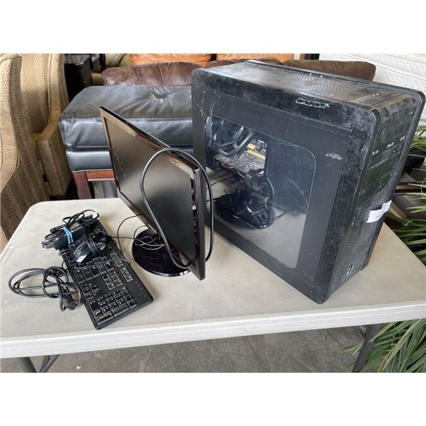 ASUS I5 4TH GEN DESKTOP COMPUTER WITH WINDOWS 10 UPDATE, KEYBOARD, MOUSE AND MONITOR READY TO USE