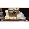 Image 2 : 2 BOXES OF CANDLES AND COLLECTIBLES