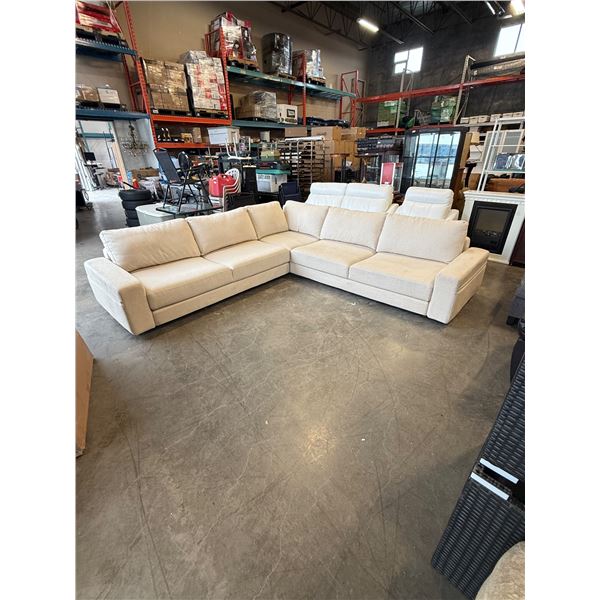 KING LIVING CONCERTO MODULAR FABRIC 2 PC SECTIONAL RETAIL $6800