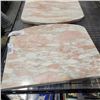 Image 2 : 2 PIECES, OF ANTIQUE NIGHTSTAND MARBLE TOPS, 16X14