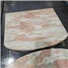 Image 3 : 2 PIECES, OF ANTIQUE NIGHTSTAND MARBLE TOPS, 16X14