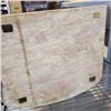 Image 4 : 2 PIECES, OF ANTIQUE NIGHTSTAND MARBLE TOPS, 16X14