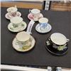 Image 1 : 6 ANTIQUE CHINA CUPS AND SAUCERS