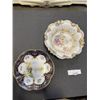 Image 1 : 2 HAND PAINTED ANTIQUE BOWLS