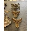 Image 3 : LOT OF ANTIQUE DECORATIVE METAL WARES