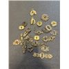 Image 1 : LOT OF 30 ANTIQUE AND NEW BRASS ESCUTHEON (KEY HOLE) COVERS