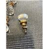 Image 2 : EIGHT ANTIQUE CRYSTAL DRAWER HANDLES