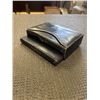 Image 2 : 2" VINTAGE LEATHER BOUND WEBSTERS DICTIONARY AND 5 LEATHER BOUND VOLUMES OF PRAYER/HYMNALS