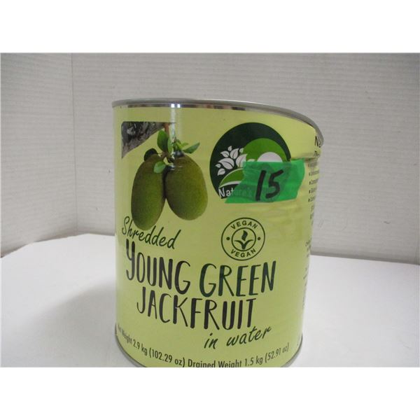 FREIGHT DAMAGE (AS IS):  YOU GREEN JACK FRUIT (1.5 KG) - CAN