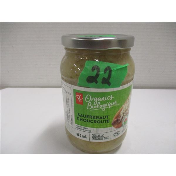 FREIGHT DAMAGE (AS IS):  SAUERKRAUT (473 ML) - JAR