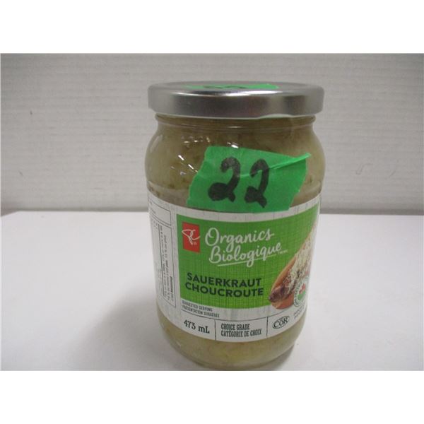 FREIGHT DAMAGE (AS IS):  SAUERKRAUT (473 ML) - JAR