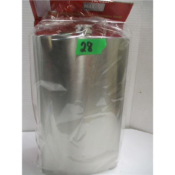 STAINLESS STEEL FLASK (1/2 GALLON)