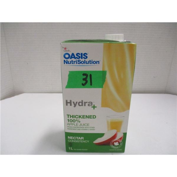 FREIGHT DAMAGE (AS IS):  100% APPLE JUICE THICKENED (1L)