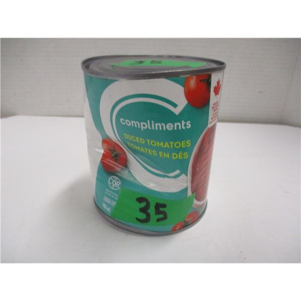 FREIGHT DAMAGE (AS IS):  DICED & CRUSHED TOMATOES (798 ML) - CAN