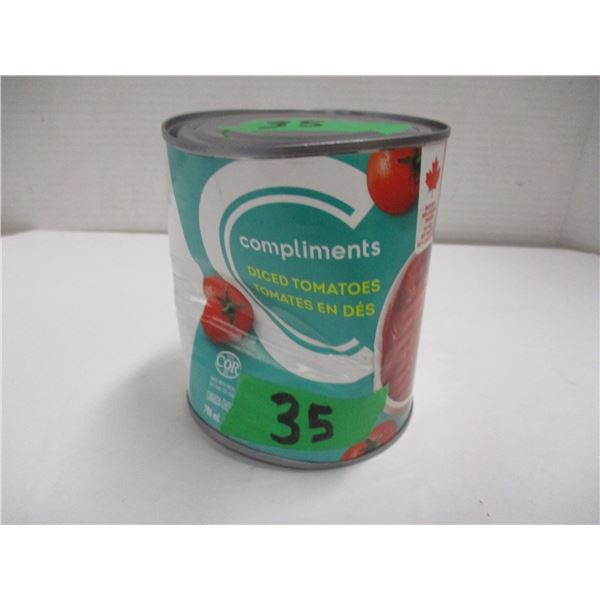 FREIGHT DAMAGE (AS IS):  DICED & CRUSHED TOMATOES (798 ML) - CAN