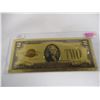 Image 1 : USA 24 KT GOLD (NOT NEGOTABLE) $2 BILL