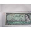 Image 1 : 1954 CRISP UNCIRCULATED LAST OF CANADA $1 BILL